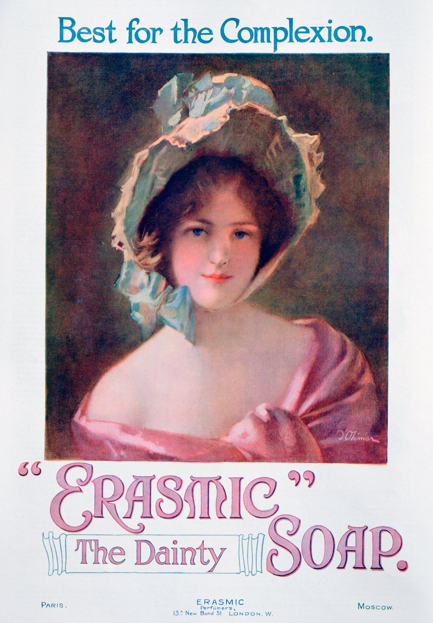 Anúncio para sabão Erasmic, 1920 de Unbekannt