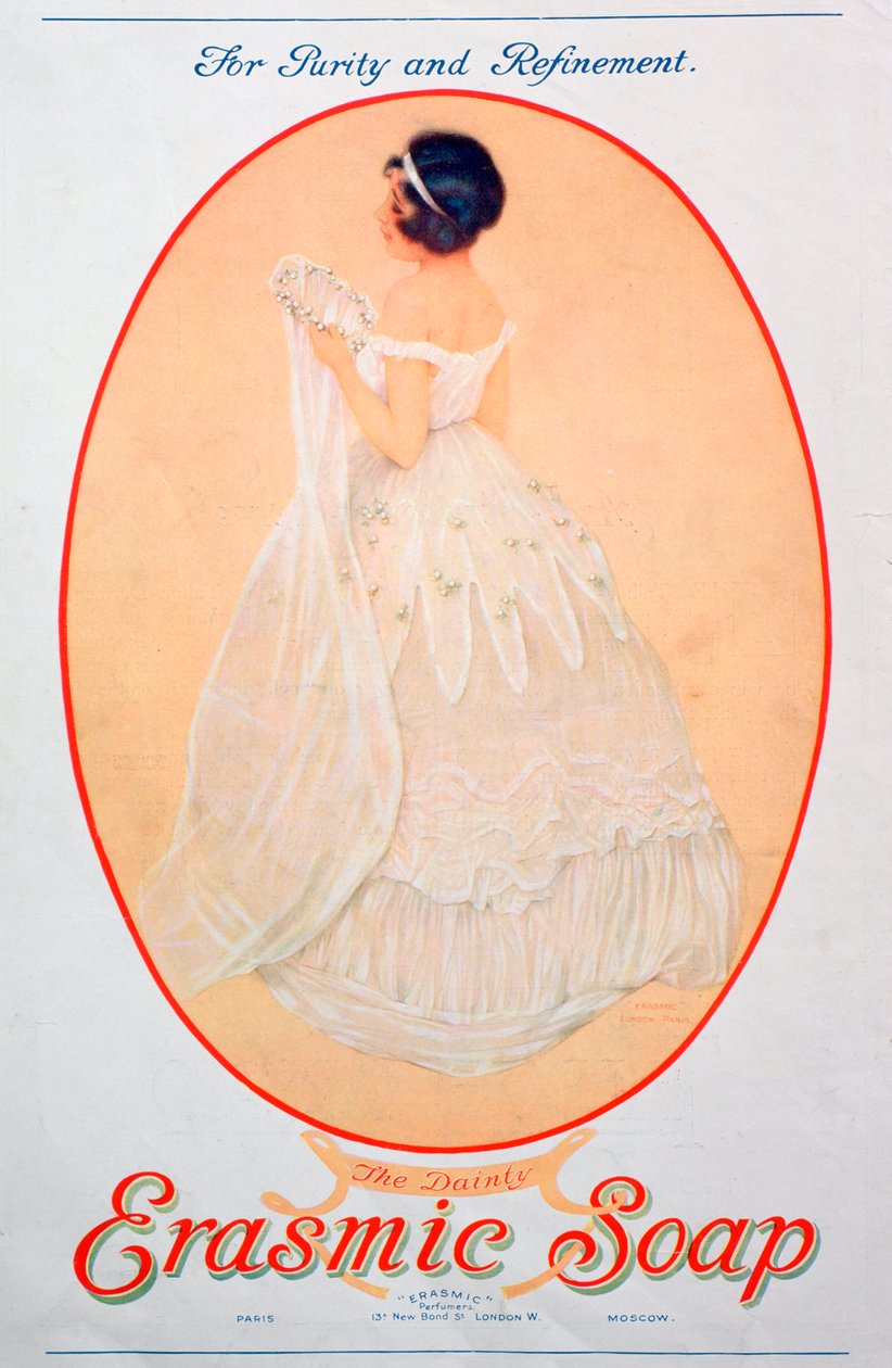 Anúncio para sabão Erasmic, 1920 de Unbekannt