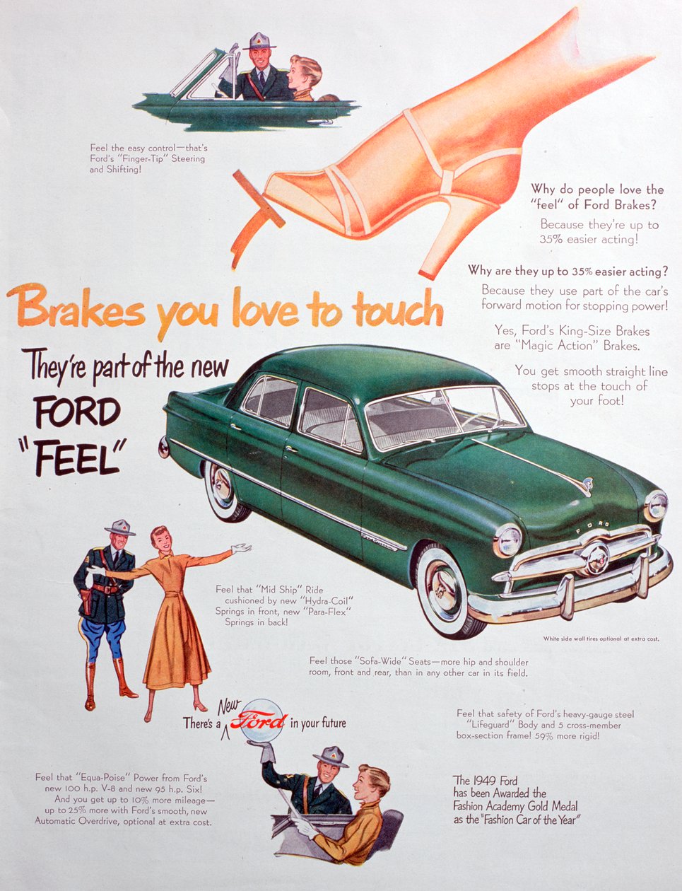 Anúncio para carros Ford, 1949 de Unbekannt