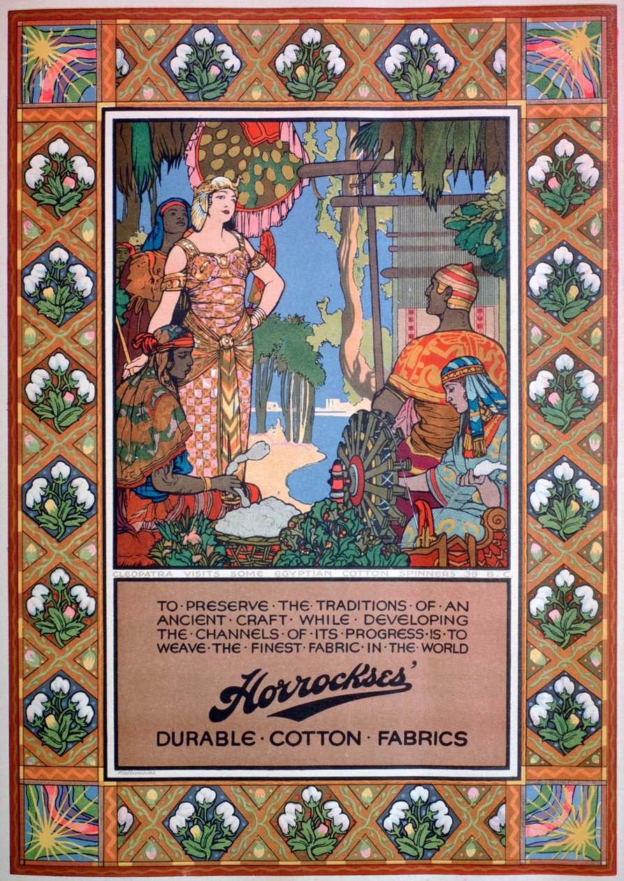 Anúncio para tecidos Horrockses, 1920 de Unbekannt
