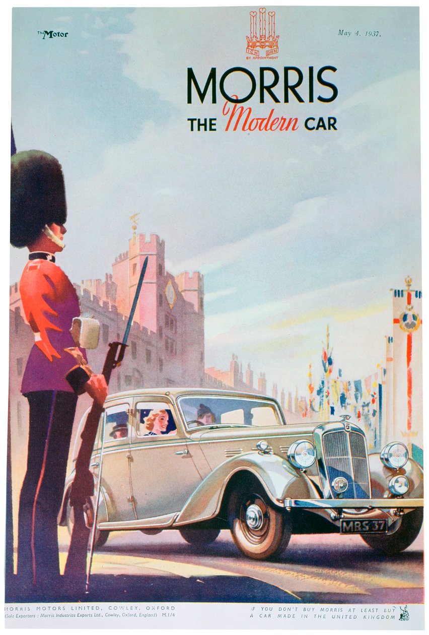 Anúncio para automóveis Morris, 1937 de Unbekannt