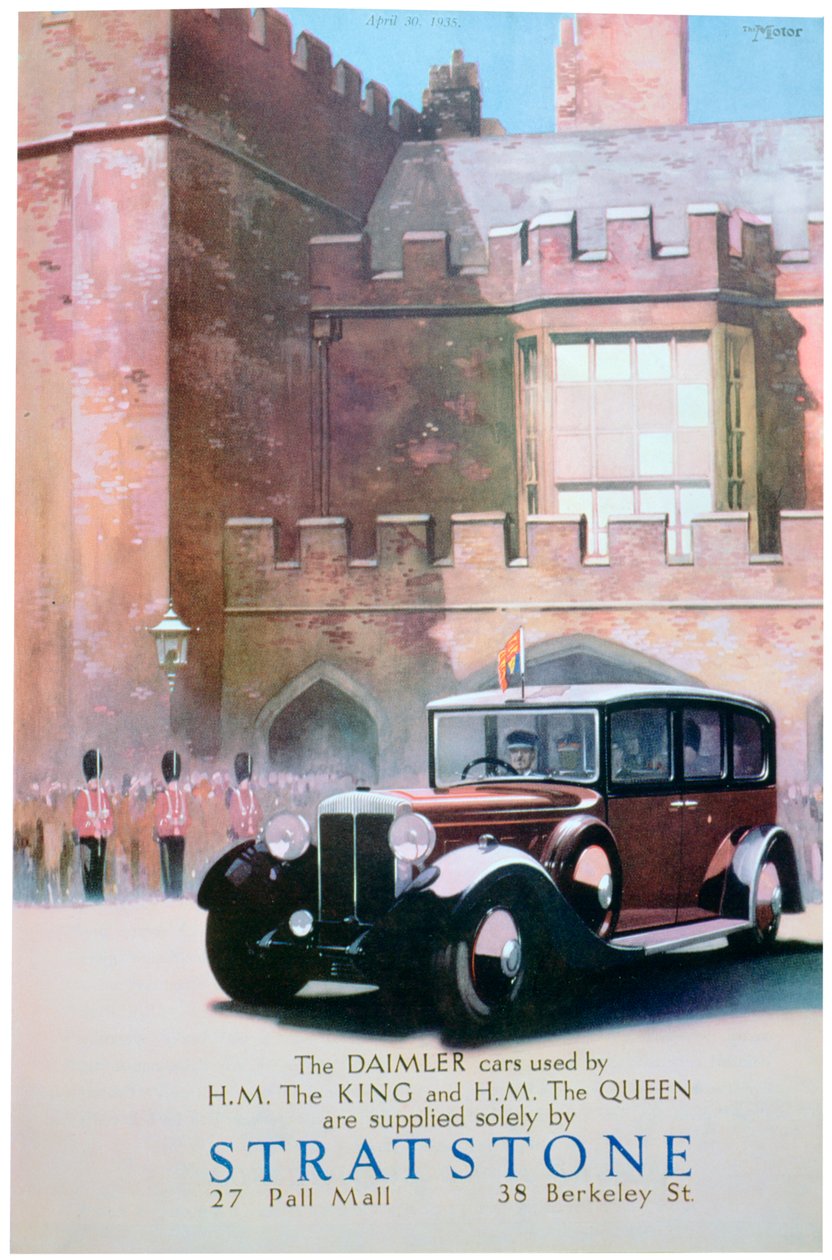 Anúncio para revendedores de carros de Stratstone, 1935 de Unbekannt