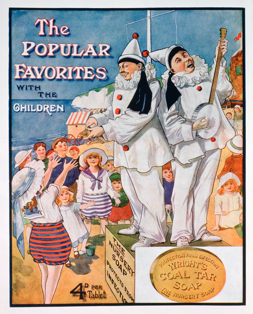 Anúncio do sabão de alcatrão de carvão Wrights, 1914 de Unbekannt