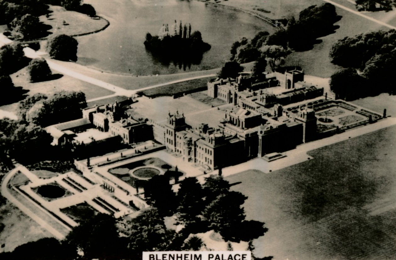 Vista aérea do Palácio de Blenheim, 1939 de Unbekannt