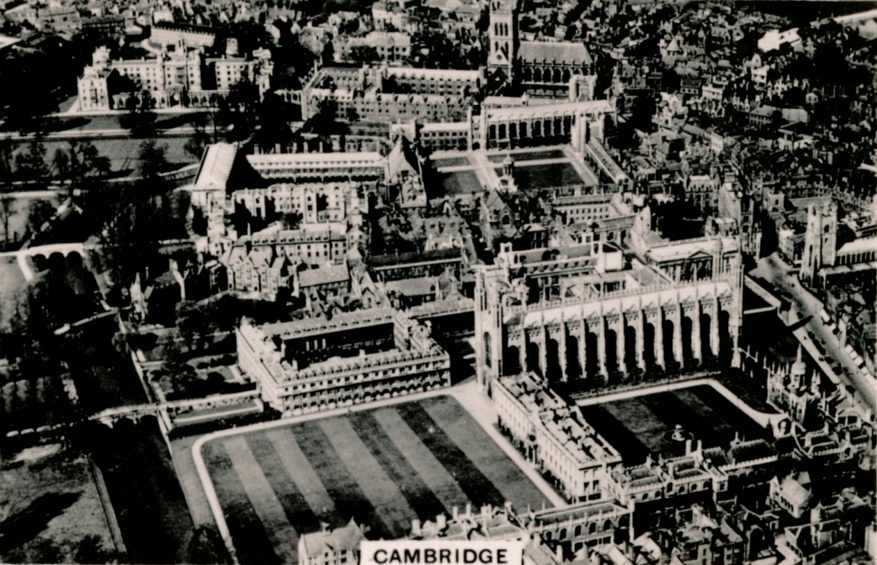 Vista aérea de Cambridge, 1939 de Unbekannt