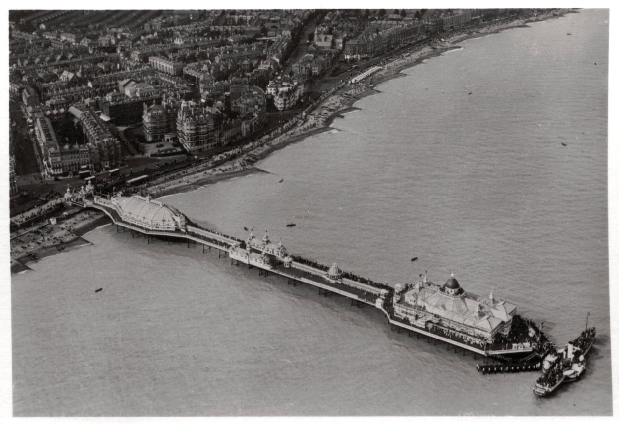 Vista aérea de Eastbourne, Sussex, de um Zeppelin, 1931 1933 de Unbekannt