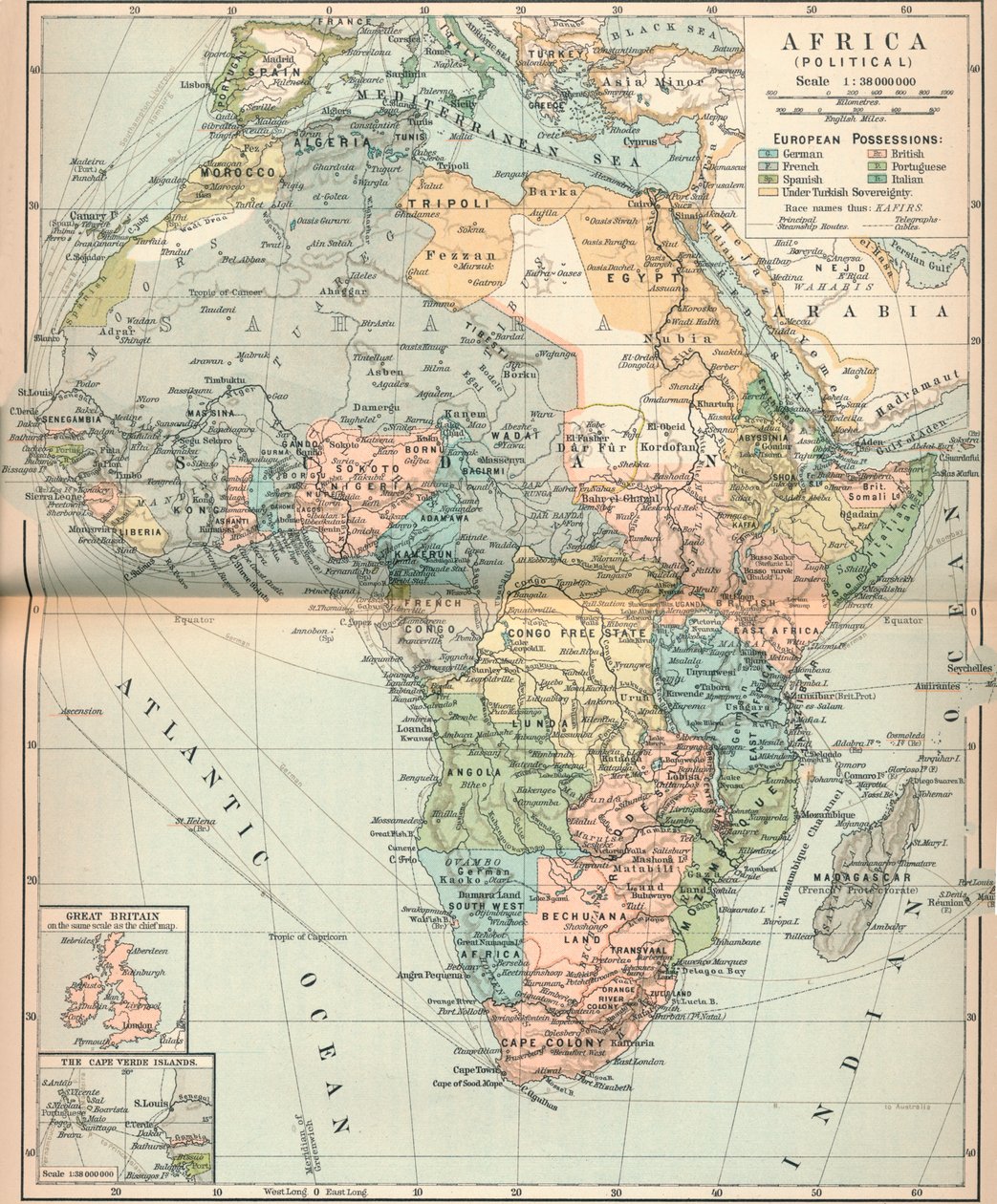 Política da África, c1902, 1903 de Unbekannt