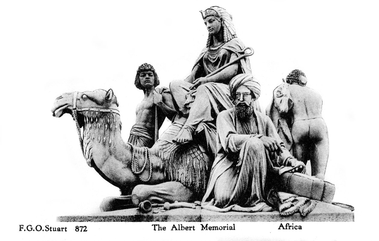 África, Albert Memorial, Londres, século XX de Unbekannt