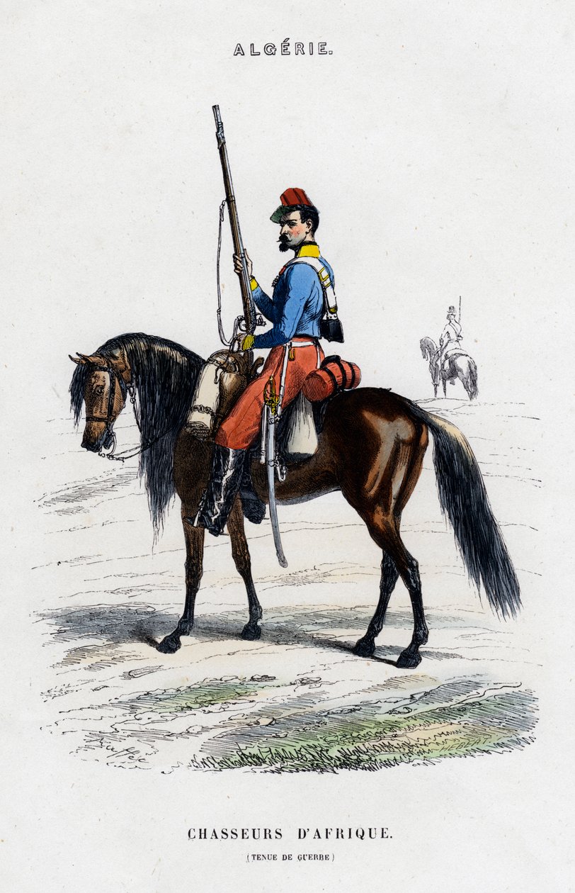 Cavalo leve africano, exército francês na Argélia de Unbekannt