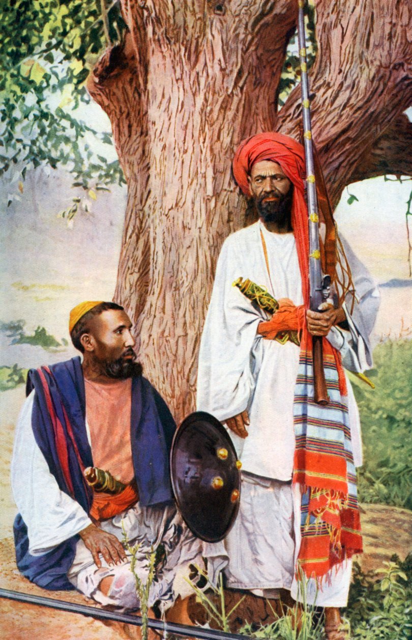 Tribos de Afridis Pathan, guerra nas marchas do norte da Índia, Índia, 1922 de Unbekannt
