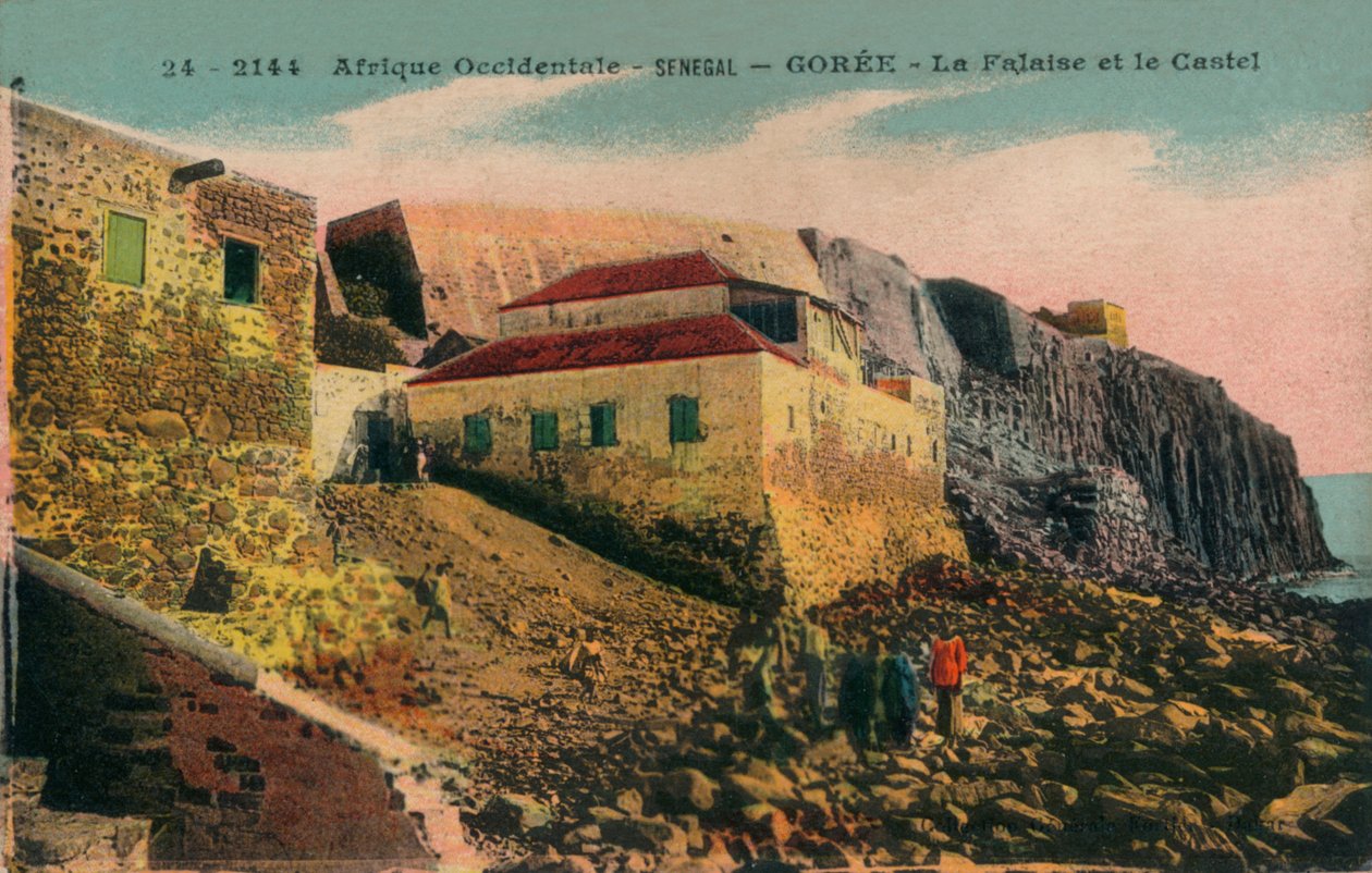 África Ocidental - Senegal - Gorée - La Falasise e Castel, c1900. de Unbekannt
