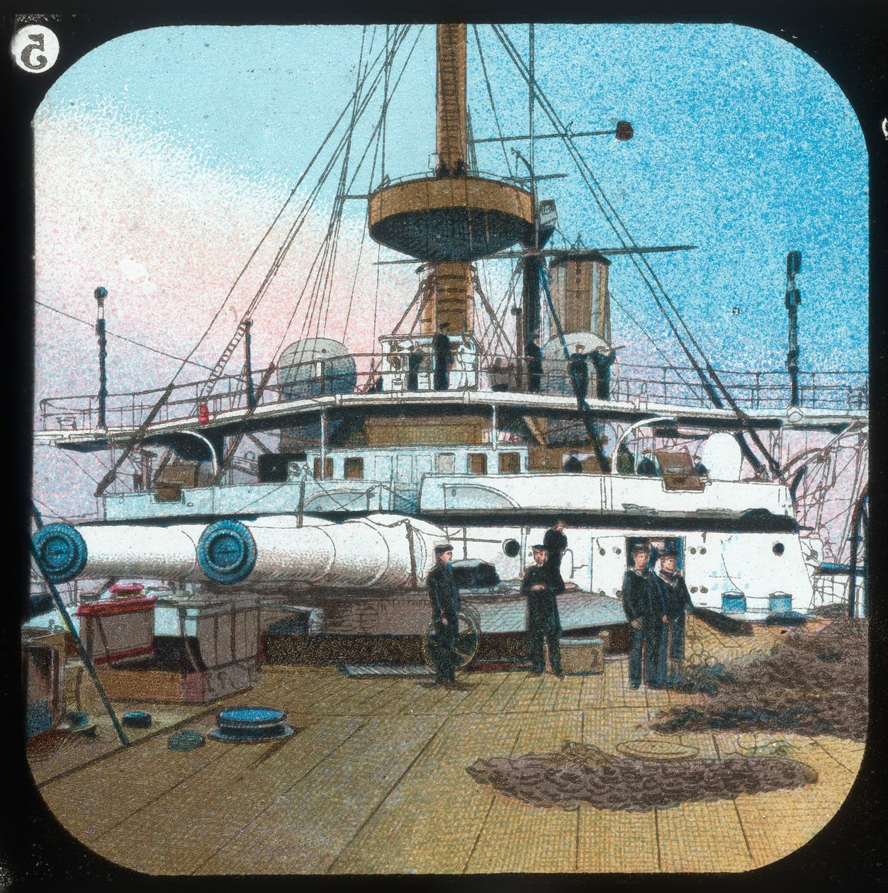 Após Barbette - HMS Revenger, c1900. de Unbekannt