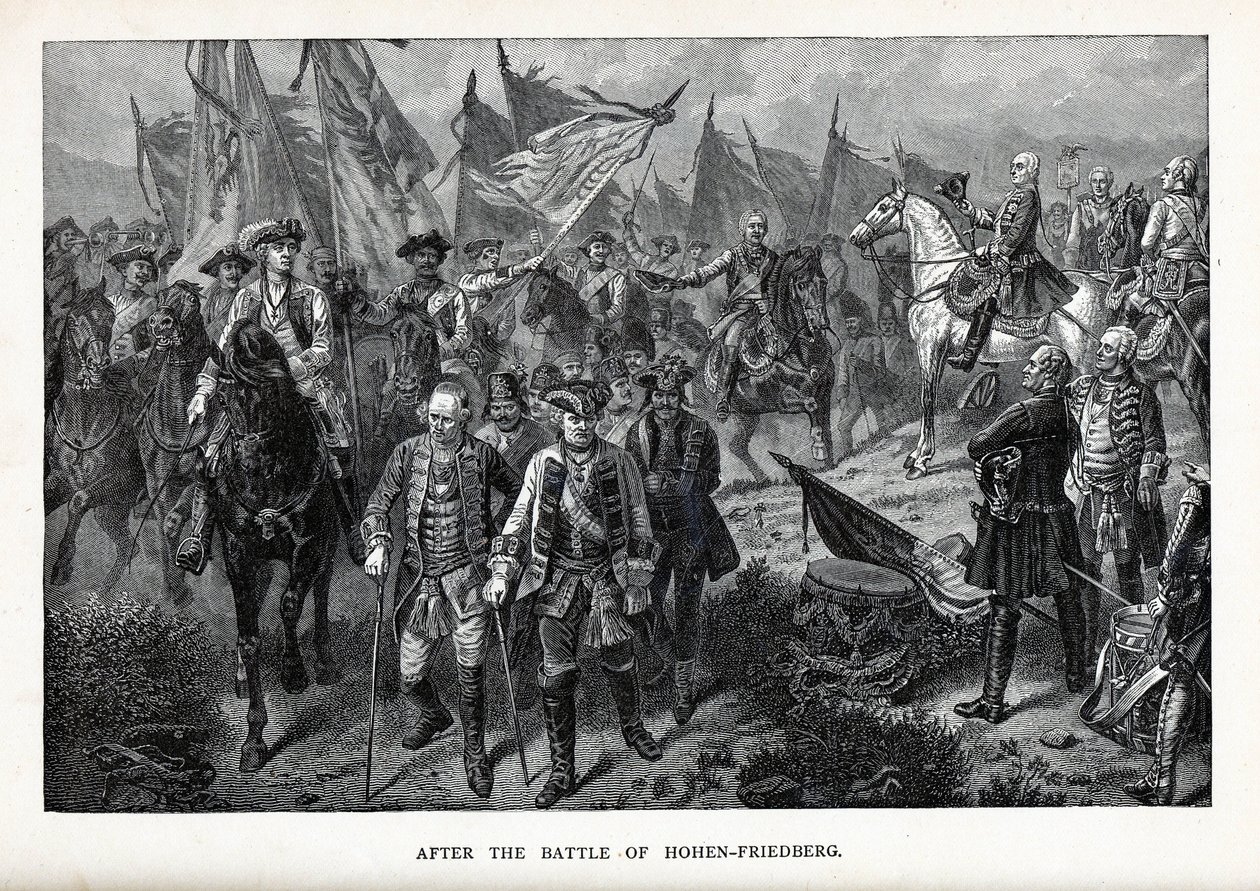 Após a Batalha de Hohenfriedberg, 1882 de Unbekannt