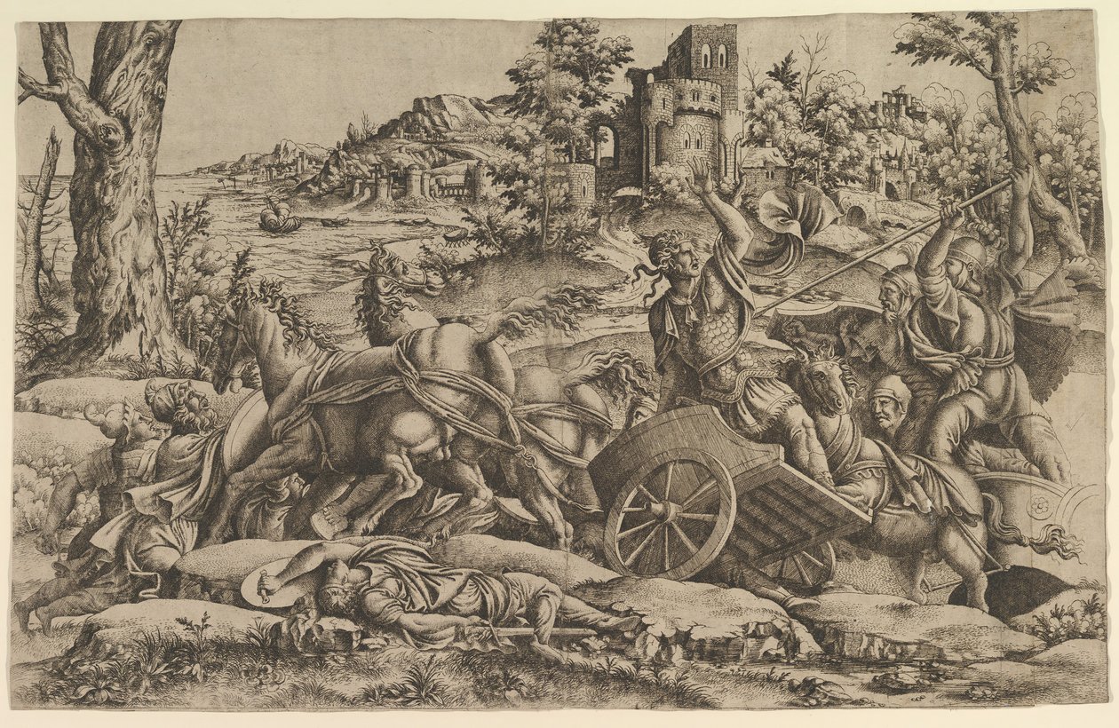 Agamenon matando Odios, ca. 1545. de Unbekannt