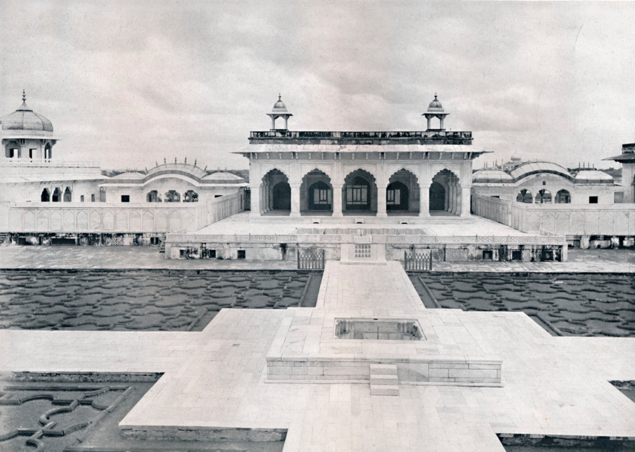 Agra. Os Khas Mahal e Zenana, c1910. de Unbekannt