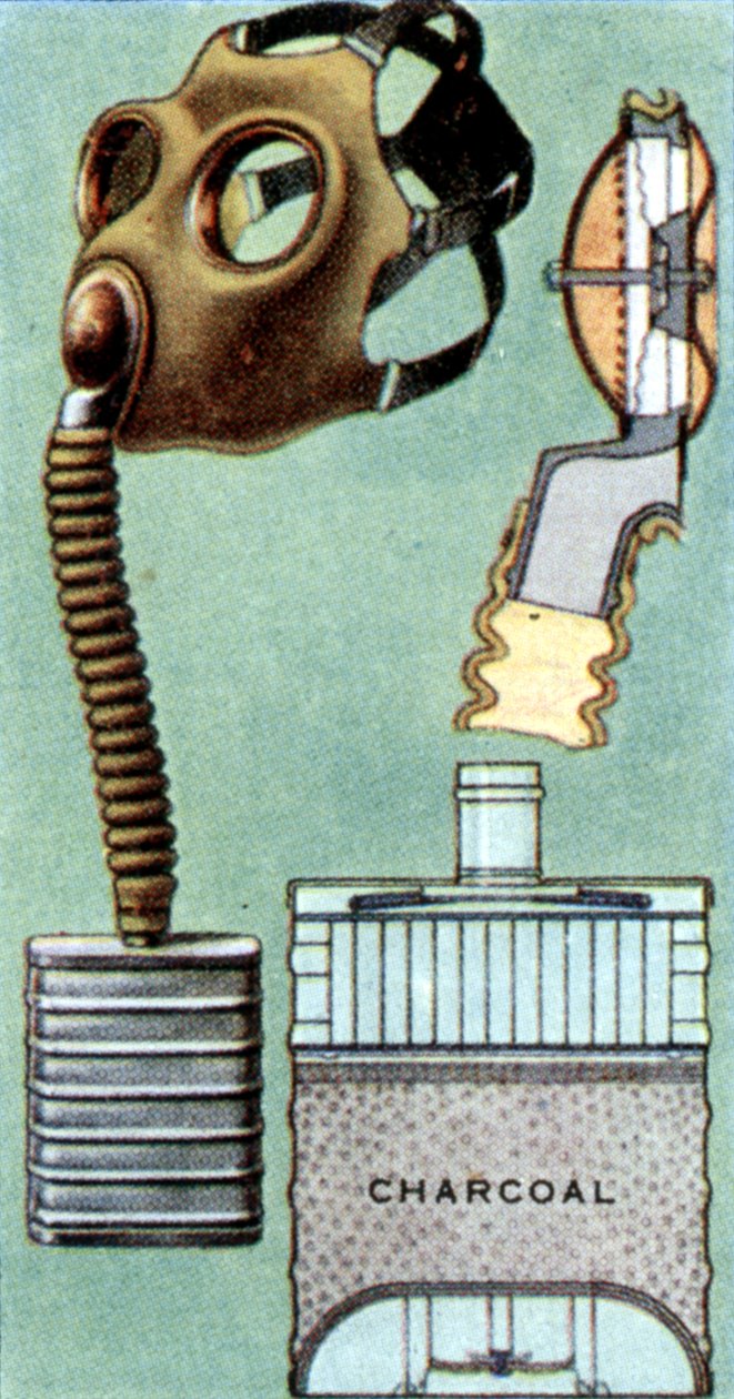 Precauções contra ataques aéreos, cartão de cigarro, britânico, 1938 de Unbekannt