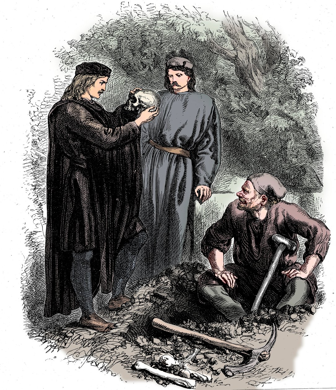 Infelizmente, pobre Yorick! Eu o conheci, Horatio, c1850 de Unbekannt