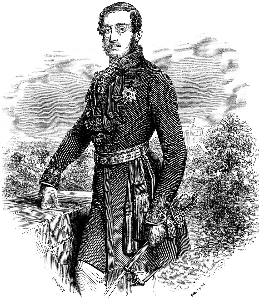 Albert 1819-1861, príncipe consorte da rainha Vitória, 1844 de Unbekannt