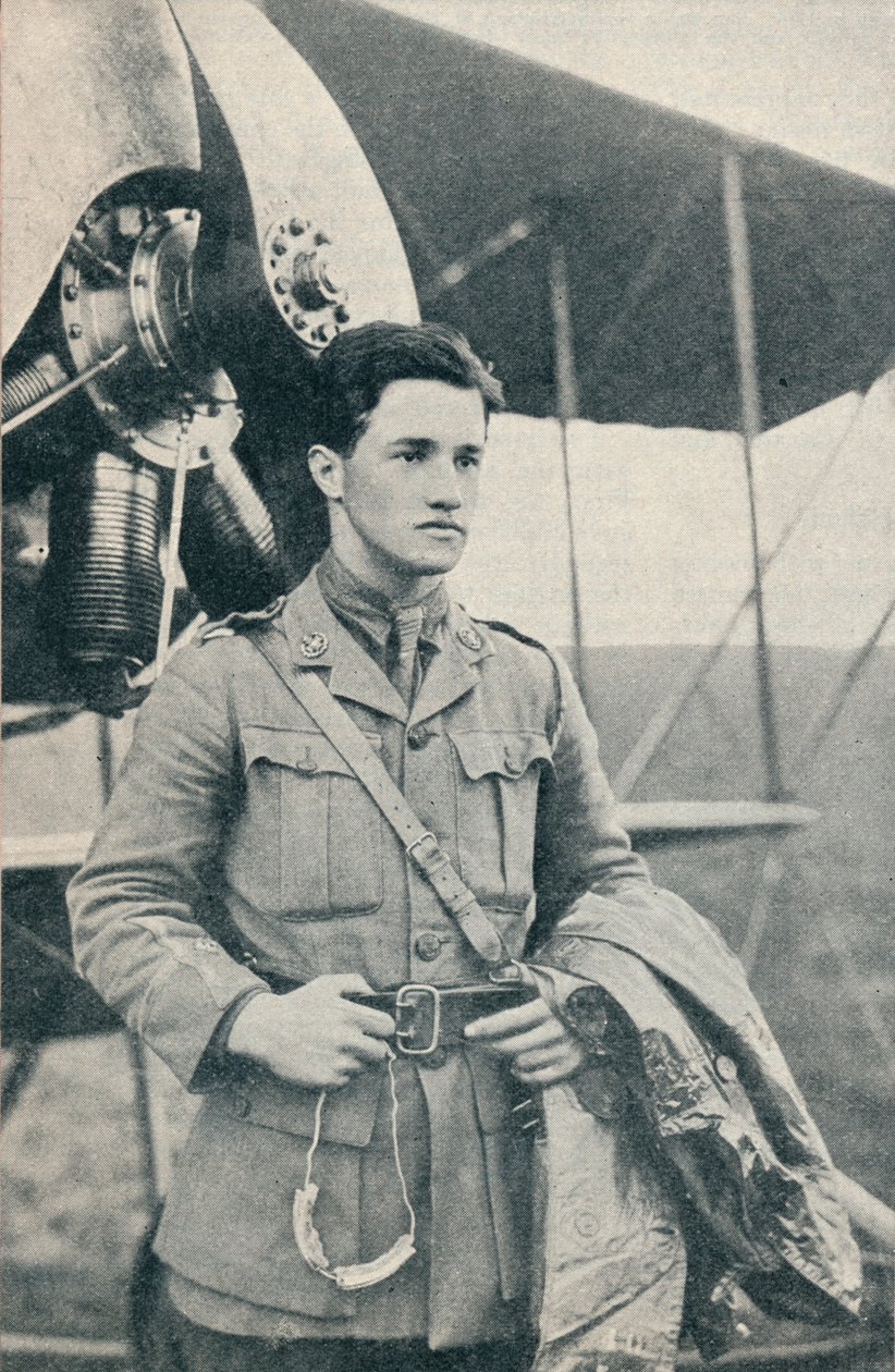 Albert Ball, piloto britânico da Primeira Guerra Mundial e destinatário da Victoria Cross, c1917 c1937 de Unbekannt