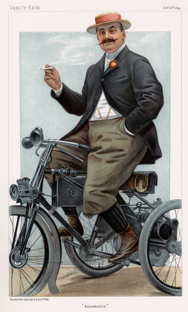 Albert, conde de Dion, engenheiro francês, 1899 de Unbekannt