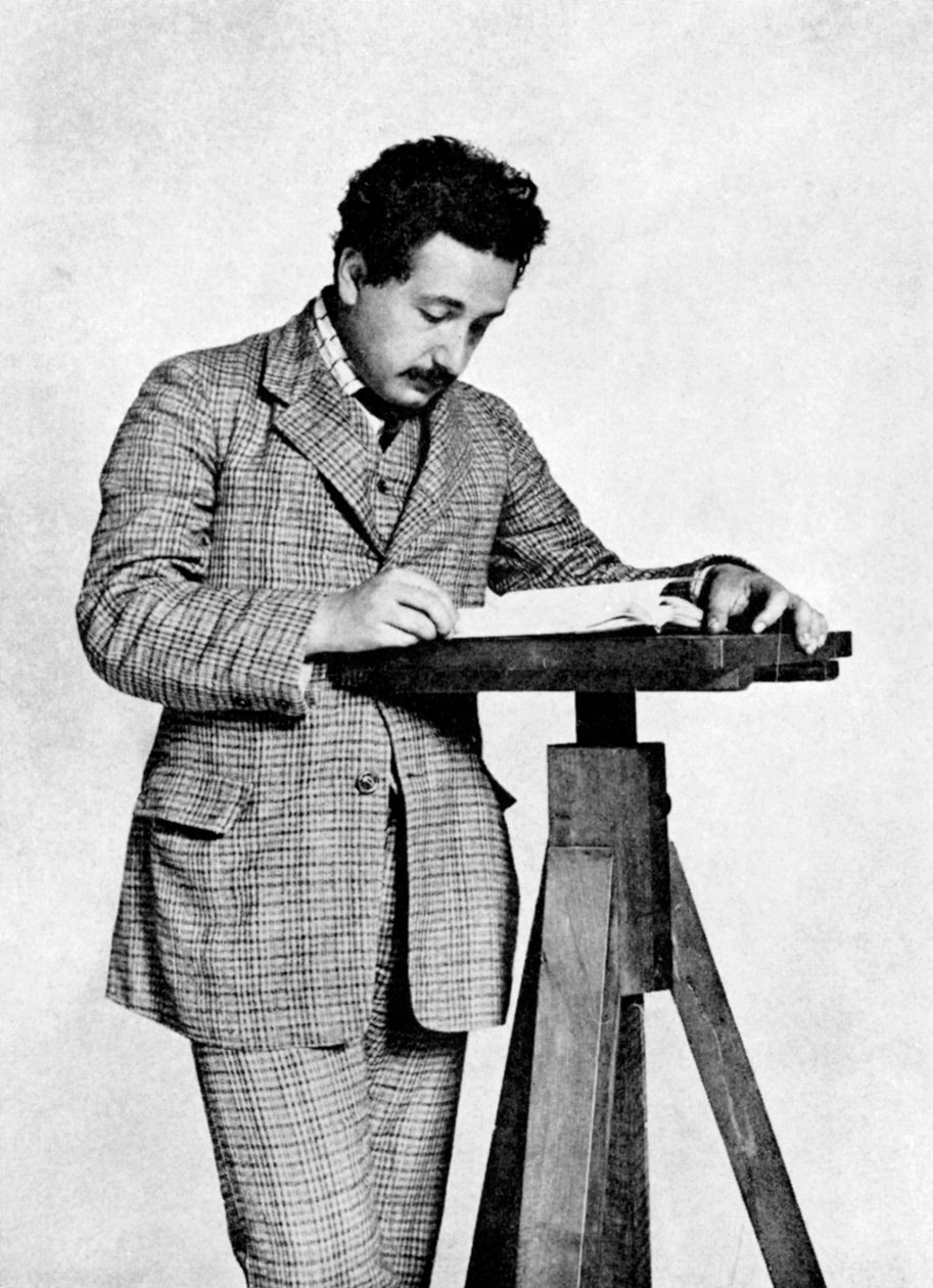 Albert Einstein 1879-1955, matemático alemão-suíço e físico teórico, 1905 de Unbekannt