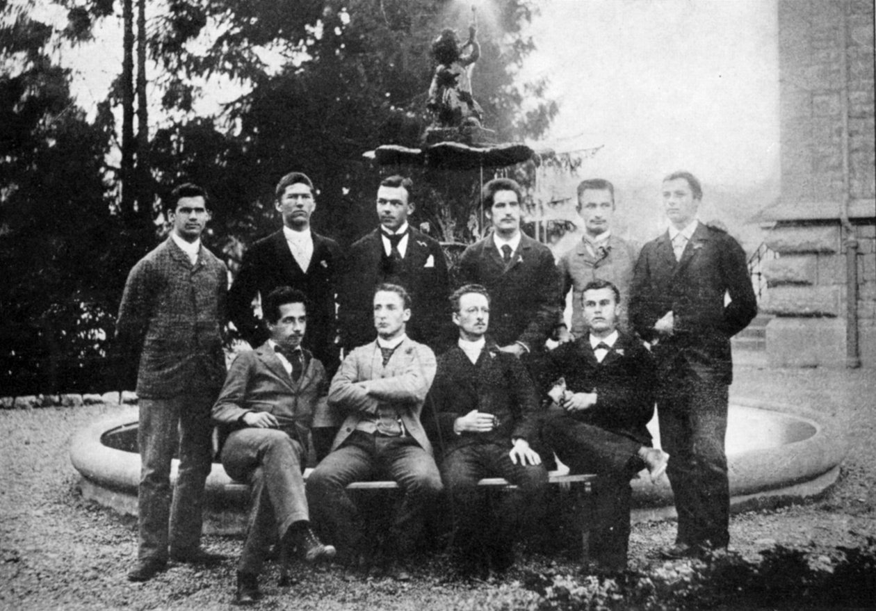 Albert Einstein 1879-1955, matemático alemão-suíço e físico teórico, c1896 de Unbekannt