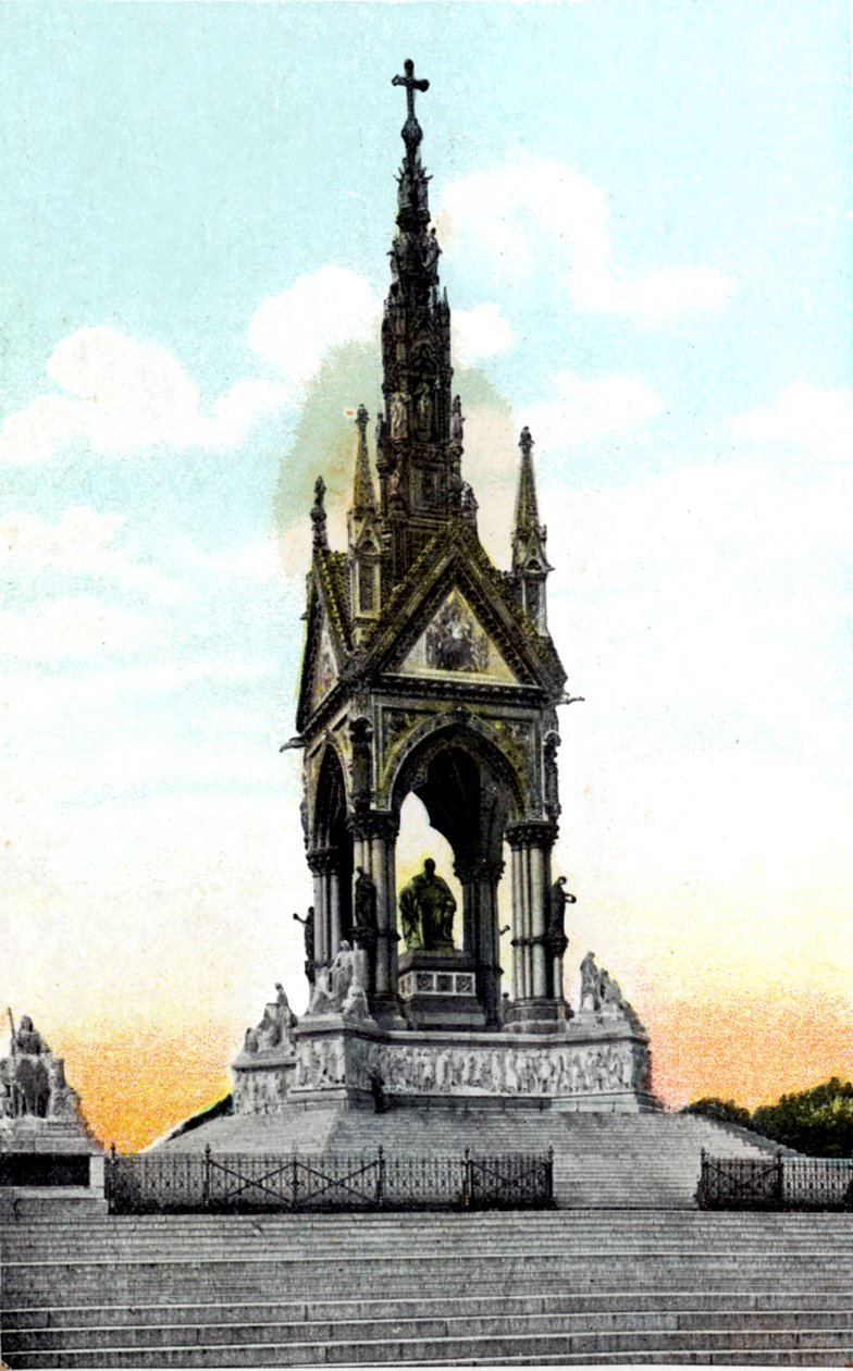 Albert Memorial, Londres, século 20 de Unbekannt