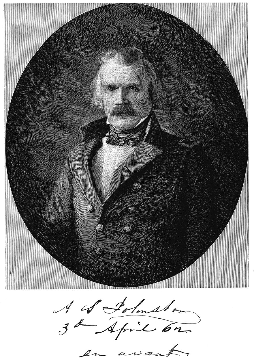 Albert Sidney Johnston, soldado americano de Unbekannt
