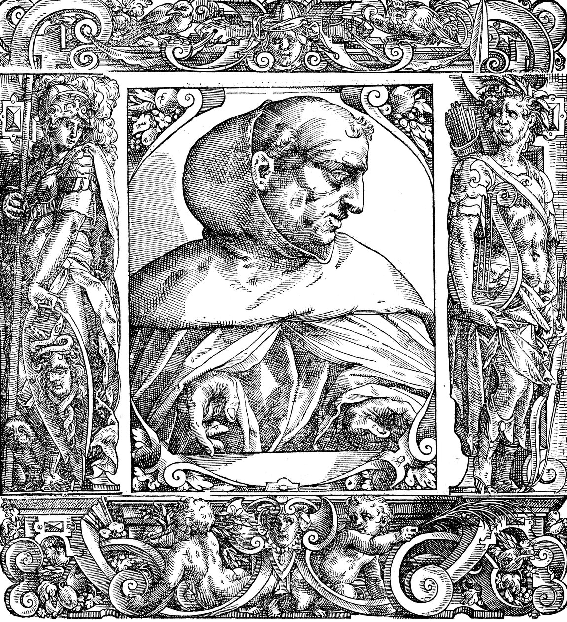 Albertus Magnus c1200-1280 Frade dominicano de origem alemã, século XVI de Unbekannt