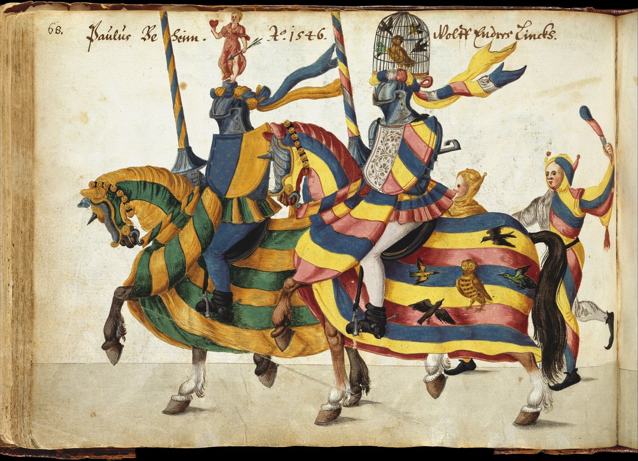 Álbum de Torneios e Desfiles em Nuremberga, finais do século XVI, meados do século XVII. de Unbekannt