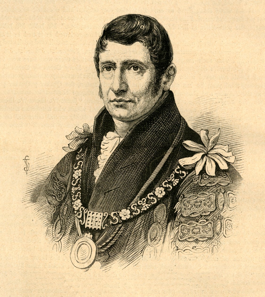 Vereador Waithman, de um retrato autêntico, 1897. de Unbekannt