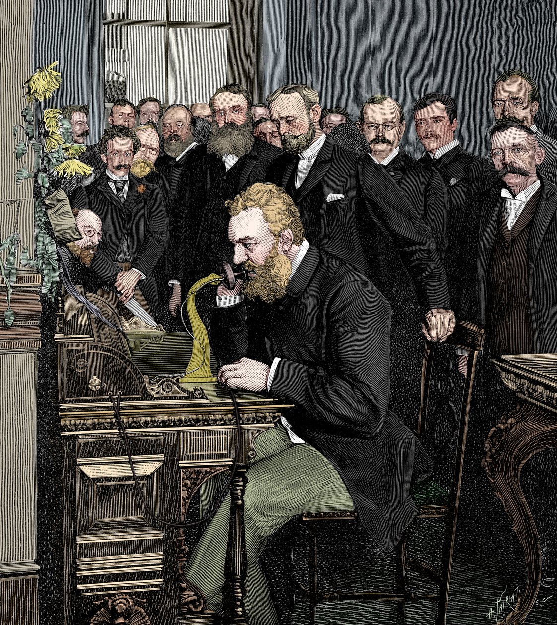 Alexander Graham Bell 1847-1922, inventor americano nascido na Escócia de Unbekannt