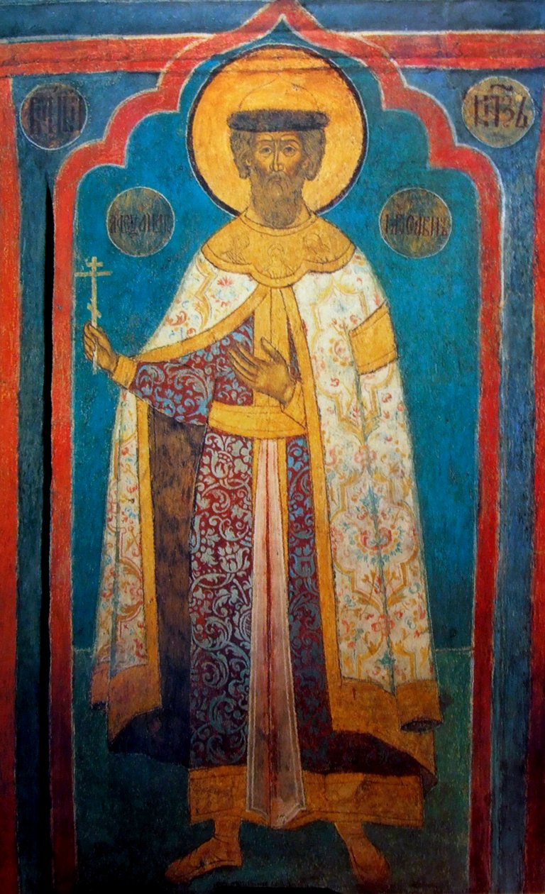 Alexander Nevsky, duque de Novgorod, grão-duque de Vladimir, 1666 de Unbekannt