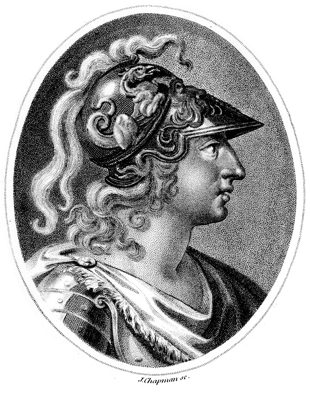 Alexandre, o Grande, 356-323 aC, c1800 de Unbekannt
