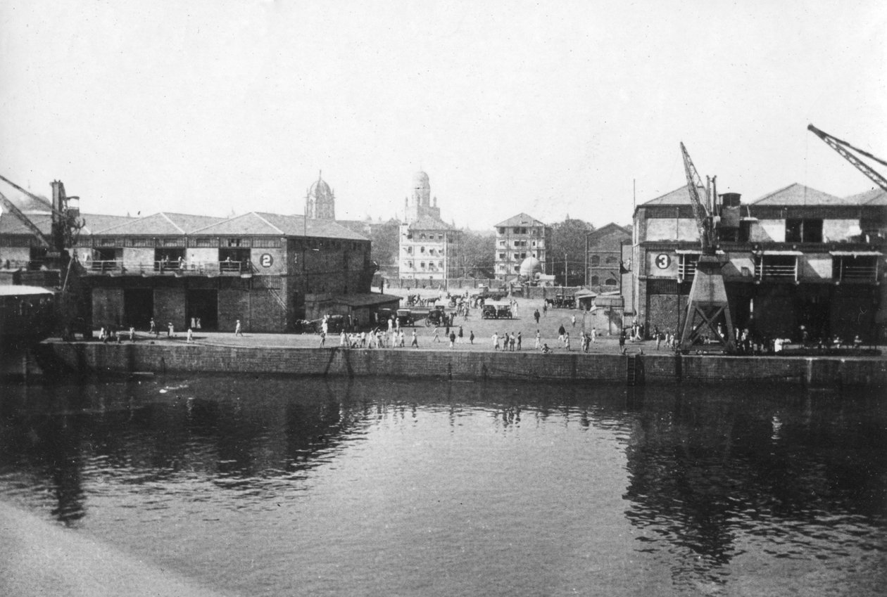 Alexandra Dock, Bombaim, Índia, 1917 de Unbekannt