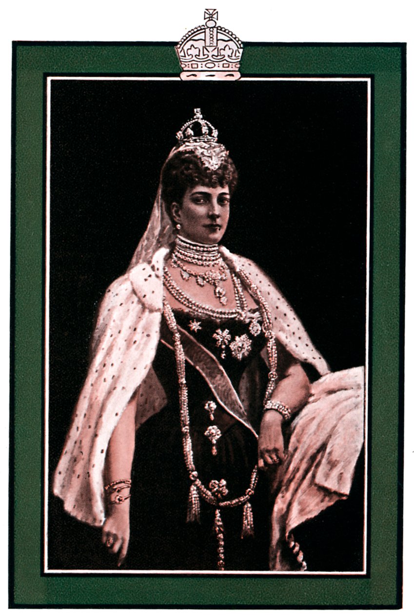Alexandra da Dinamarca 1844-1925, rainha consorte do rei Eduardo VII, 1902-1903 de Unbekannt