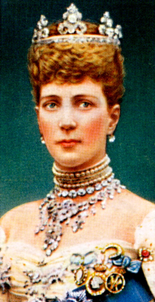 Alexandra da Dinamarca, final do século XIX de Unbekannt