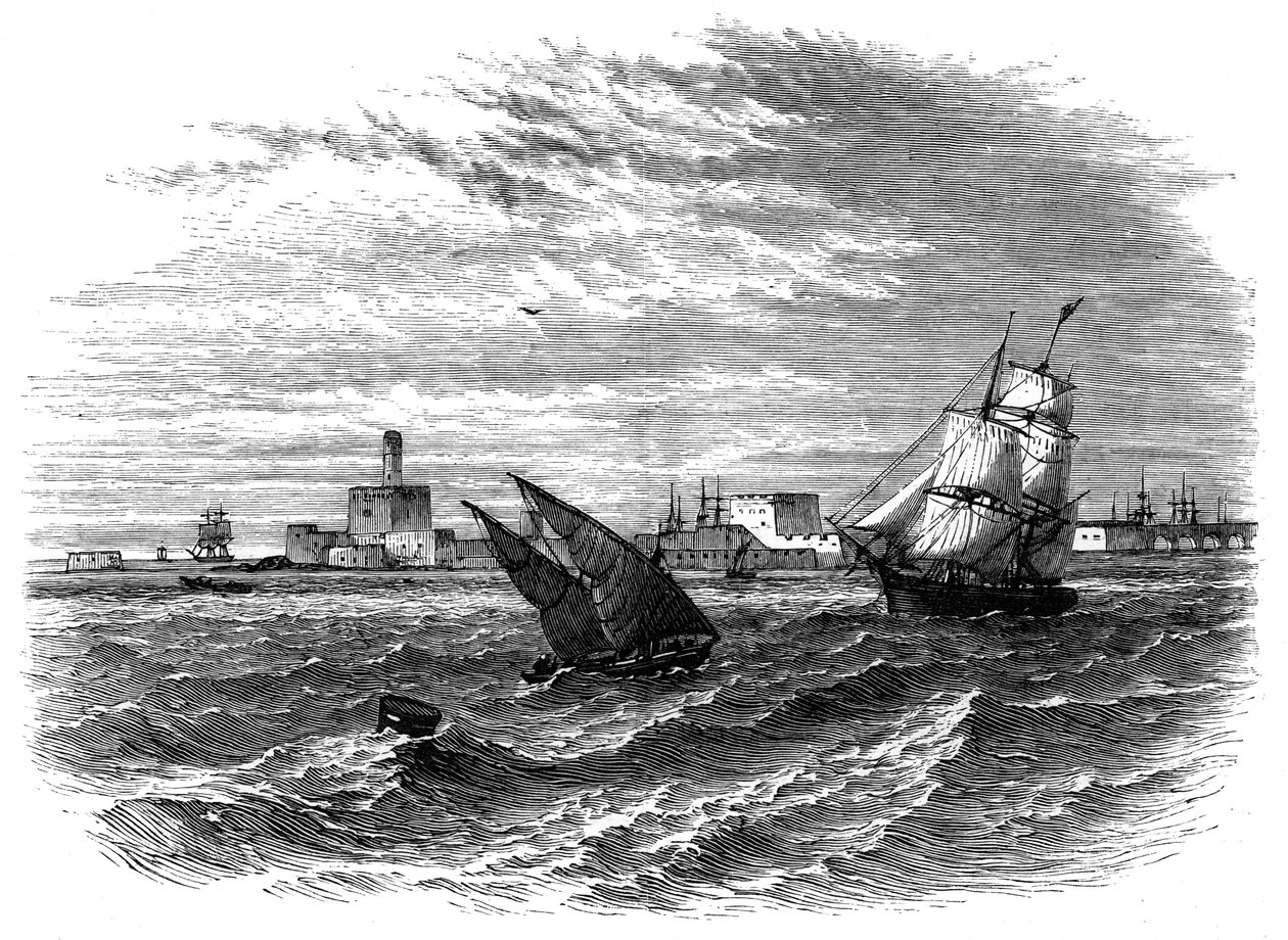 Alexandria do mar, Egito, c1890 de Unbekannt