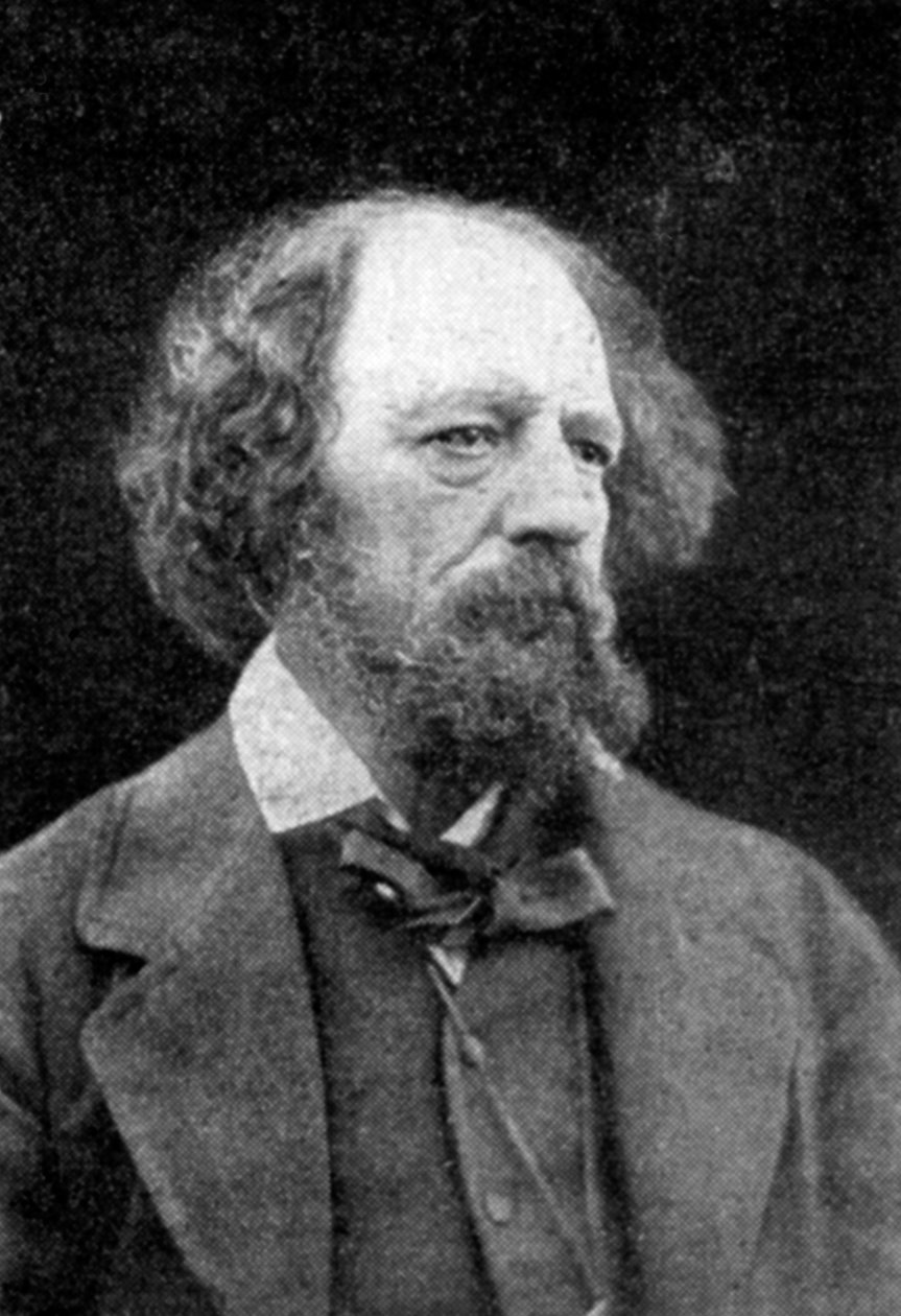 Alfred Tennyson, 1º Barão Tennyson, poeta inglês, c1880 de Unbekannt