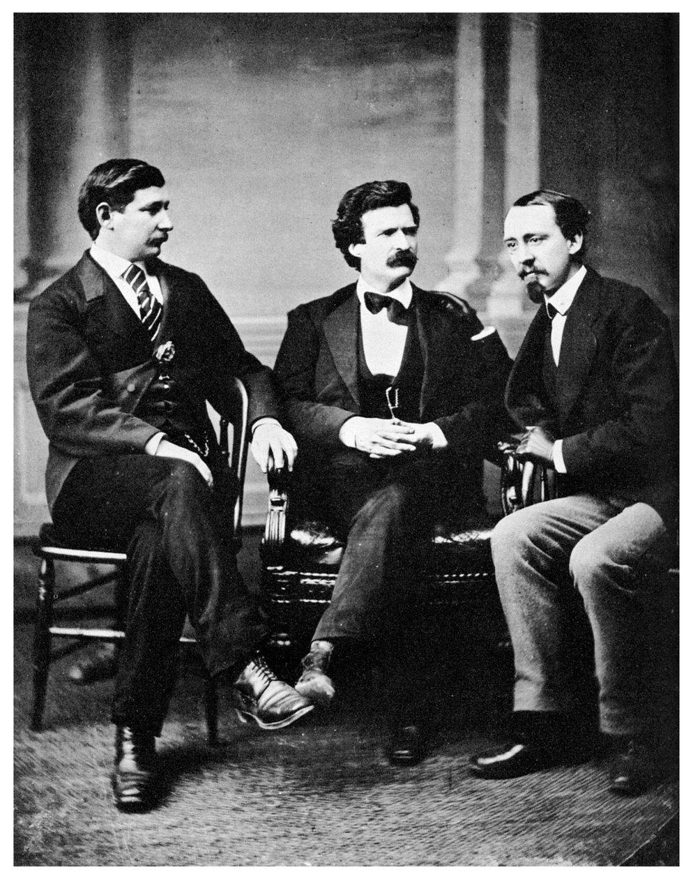 Alfred Townsend, Mark Twain e David Gray, 1871 1955 de Unbekannt
