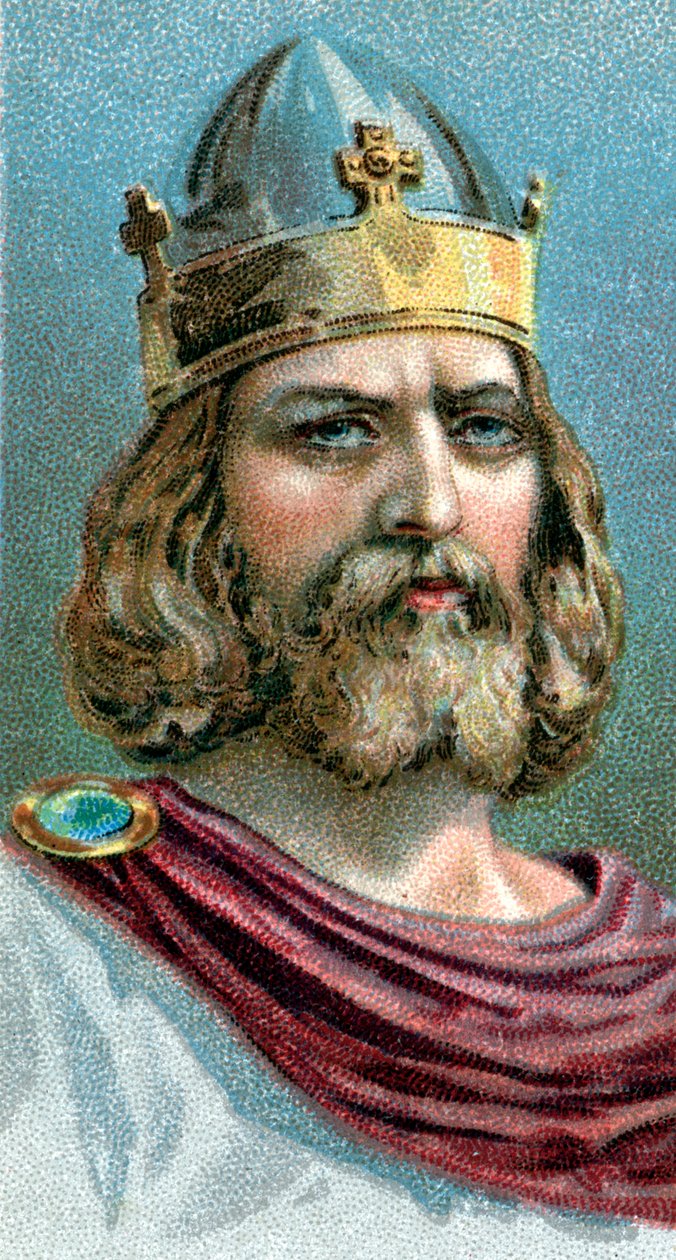 Alfred, o Grande 849-899, rei anglo-saxão de Wessex de 871, c1920 de Unbekannt