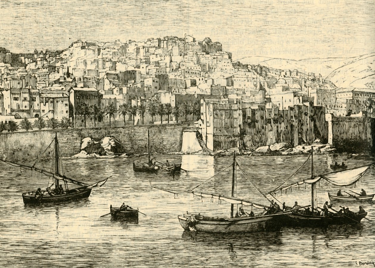Argel, do mar, 1890. de Unbekannt
