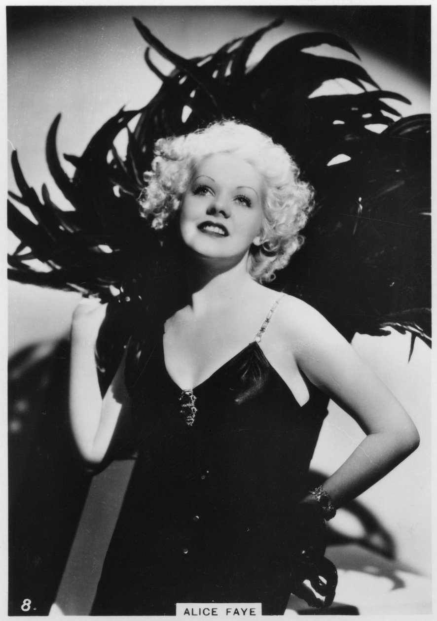 Alice Faye, atriz e cantora americana, c1938 de Unbekannt