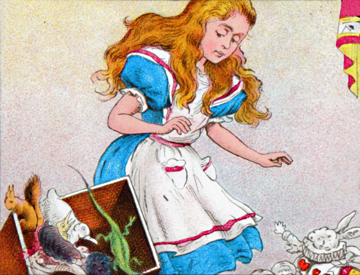 Alice estava ficando maior novamente, c1900. de Unbekannt