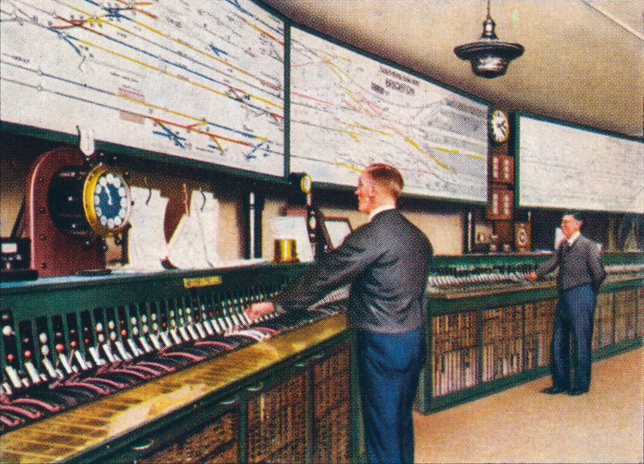 Caixa de sinal totalmente elétrica, 1938 de Unbekannt