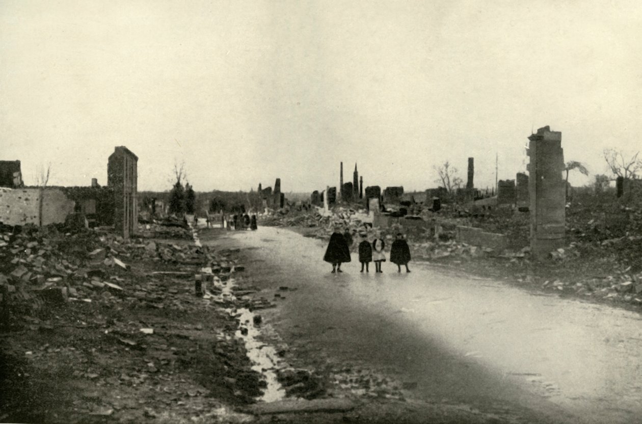 Tudo o que resta de Sermaize, 1919. de Unbekannt