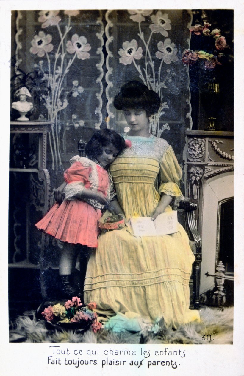 Tudo o que encanta as crianças .., French Postcard, c1900 de Unbekannt