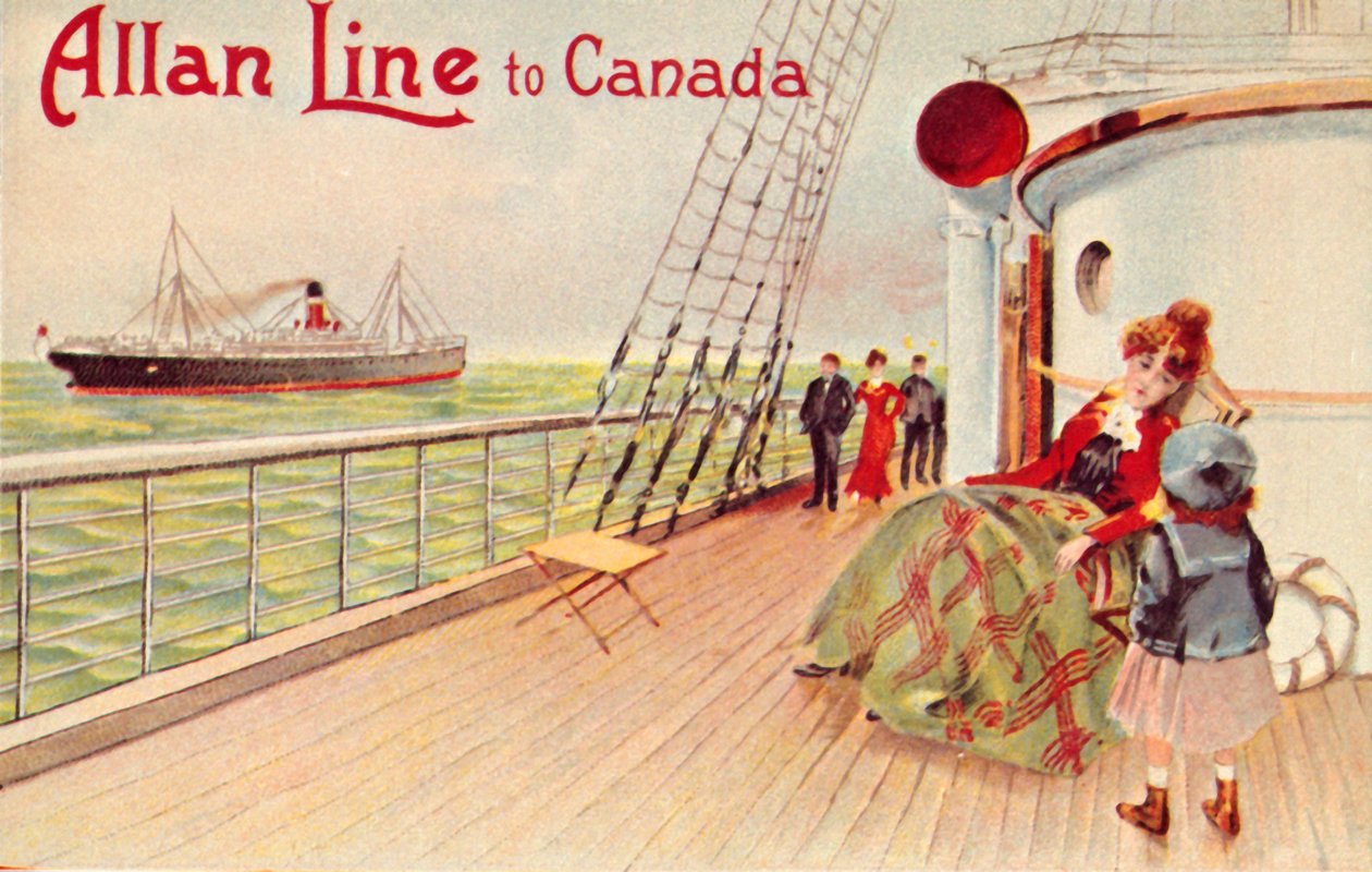 Allan Line para o Canadá, c1900. de Unbekannt