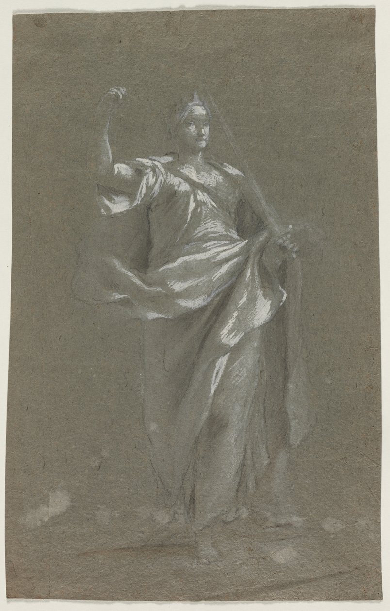 Figura alegórica anterior e verso, de 1800. de Unbekannt