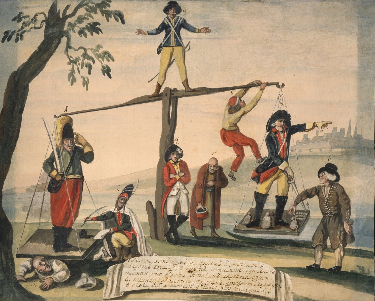 Alegoria da Europa em 1791, 1791 de Unbekannt